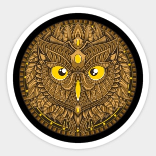 Owl Autumn Sticker